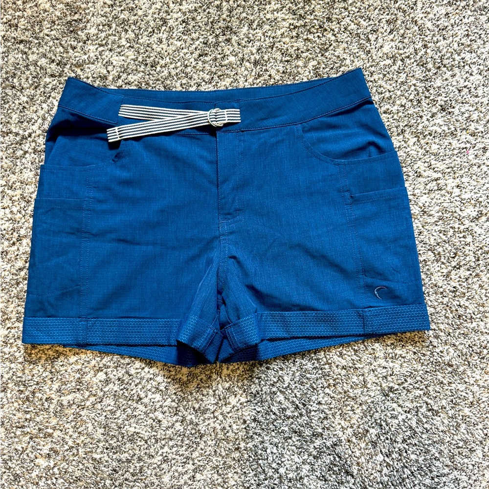 ZYIA Navy Not Just a Trail shorts